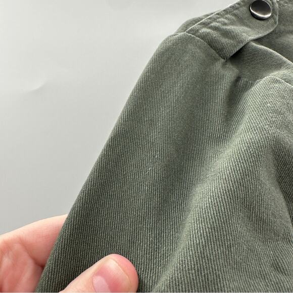 POL‎ Olive Green Long Sleeve Utility Military Full Zip Jacket Size M - Picture 9 of 11